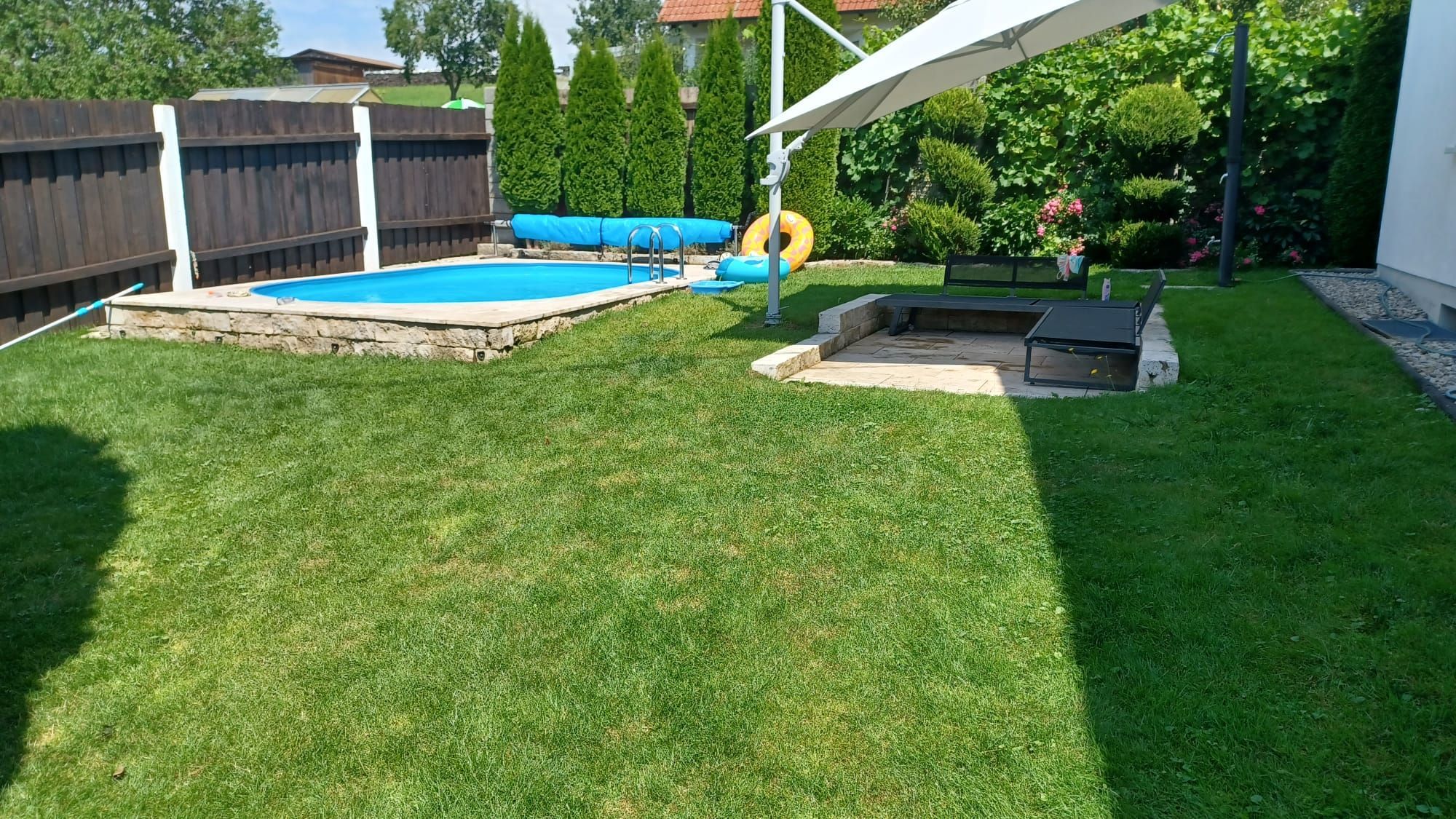 Pool im Sommer