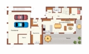 Grundriss Skizze EG - Modernes Einfamilienhaus mit Einliegerwohnung und großzügigem Grundstück!